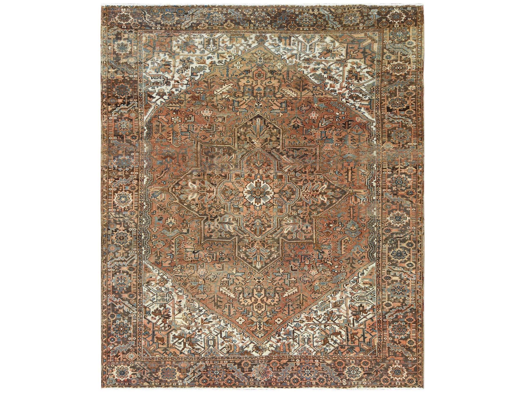 Overdyed & Vintage Rugs LUV739125